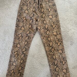 Frame Snake Print Pants
